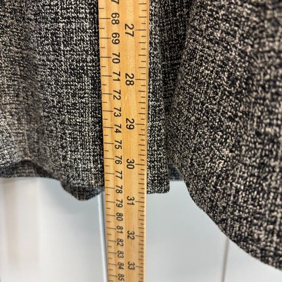 Style & Co Womens Corpcore Office Midi Skirt Size 12P Black White Professional - Picture 5 of 7